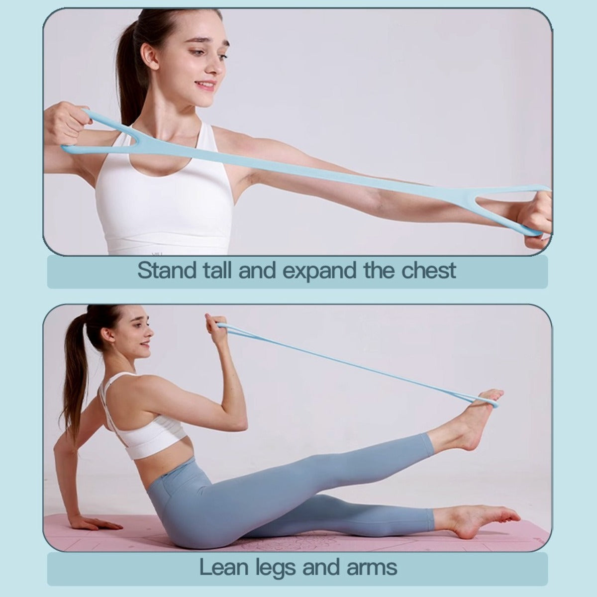 Portable resistance band set