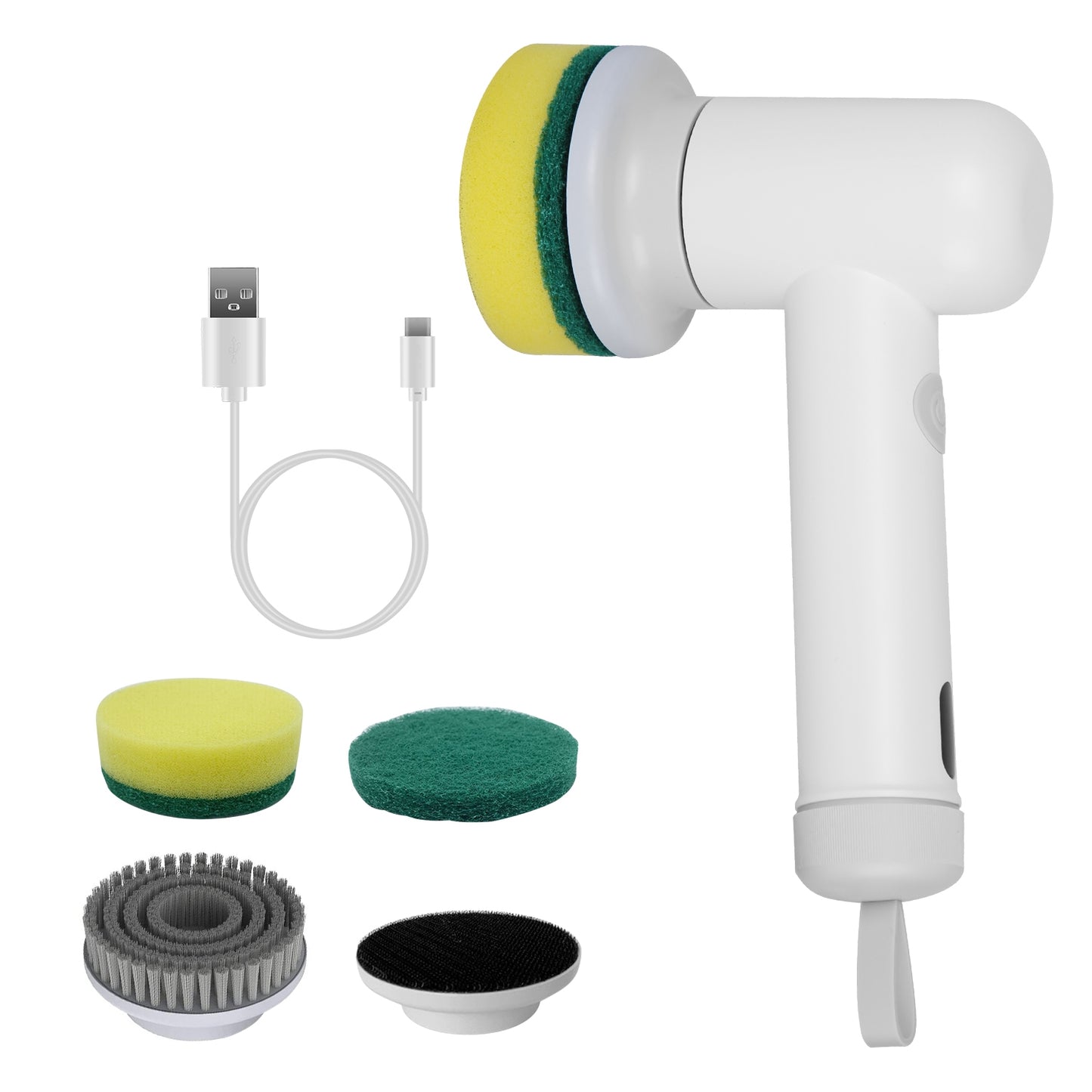 Electric spin scrubber