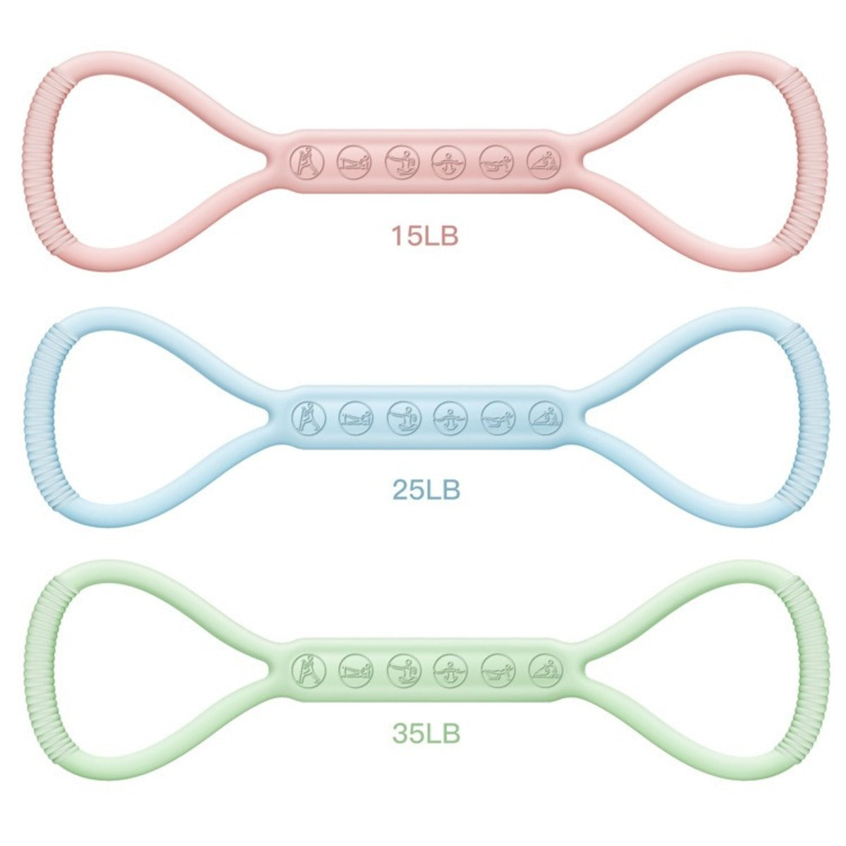 Portable resistance band set
